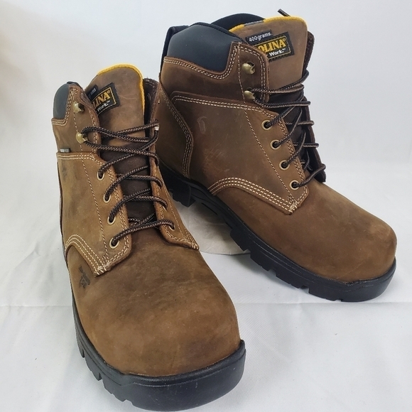 NIB CA3535 Carolina Men\'s Waterproof Insulated Composite Toe Dark Brown Size 11D main image 8